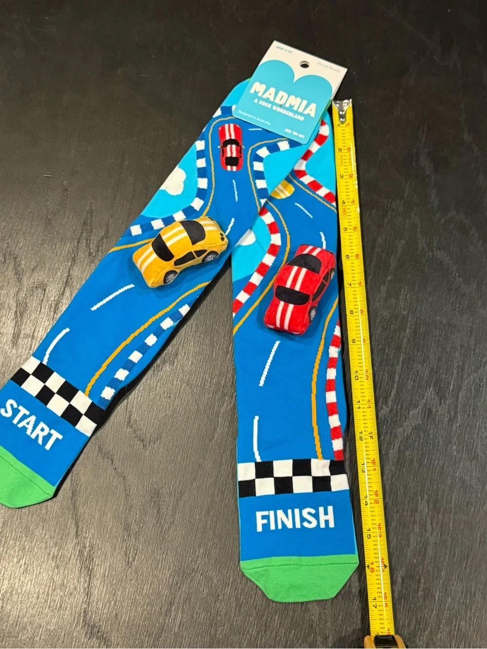 New Madmia Racing Cars Kids Socks Ages 6-99